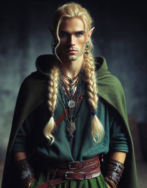 Un elfe en photoréalisme Fantasy World